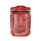 Hello Honey® 15.5" Red Embossed Tin Post Letter Box with Distressed Finish Wall Décor